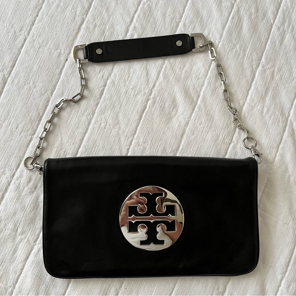 Tory Burch Foldover Reva Clutch Bag